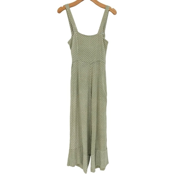 Rue Stic Oakland Wide Leg Jumpsuit in Sage Print Size XS - Picture 3 of 15